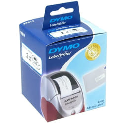 DYMO D1 - Standard Étiquettes - Noir sur transparent - 19mm x 7m