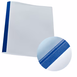 Leitz 177119, A4, Carton, Bleu, Transparent, 30 feuilles, 240 g/m², 80 g/m²