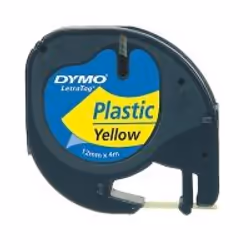 DYMO 12mm LetraTAG Plastic tape, 1 pièce(s), Polyester, Belgique, 4 m, 1 pièce(s), 22 mm
