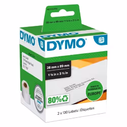 DYMO LW - Étiquettes d'adresse standard - 28 x 89 mm - S0722370