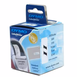 DYMO LW - Étiquettes pour dossiers suspendus - 12 x 50 mm - S0722460, Blanc, Imprimante d'étiquette adhésive, Papier, Permane ...