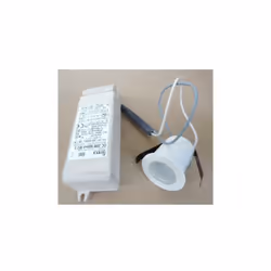 Spot encastré LED 4.6W Ø 41mm blanc mat fixe 3000K 320lm avec driver 500mA 230V IP44 RA 4-B INDIGO DO259WW21 Downlight encast ...