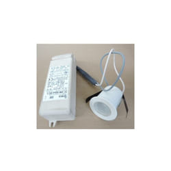 Indigo - Spot encastré led 4.6W ø 41mm blanc mat fixe 3000K 320lm avec driver 500mA 230V IP44 ra 4-B DO259WW21