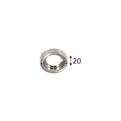 Kali r-b-230 base ronde nickel satine Accessoire pour luminaires Indigo