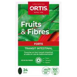 Ortis Fruits & Fibres Forte Transit Intestinal 24 Comprimés