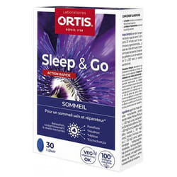 Ortis Sleep & Go Sommeil Action Rapide 30 Comprimés