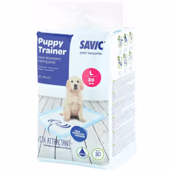 Les tapis éducateurs absorbants Puppy Trainer vous permettront d'apprendre la propreté à votre chiot. Ces alèses, grâce à une ...