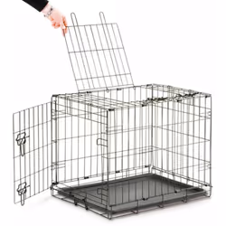 La cage pliable Dog Cottage Savic peut être utilisée pour voyager ou comme cage d'intérieur pour que votre chien se sente en ...