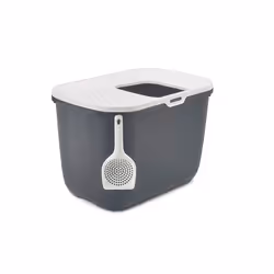 Savic Hop In Chat Toilettes avec entrée par le haut Gris, Blanc - Vue supplémentaire 6