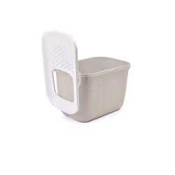 Savic Hop in Chat Toilettes avec entrée par le haut Beige, Blanc - Vue supplémentaire 5