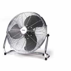 Domo DO8131, Ventilateur à lame domestique, Noir, Métallique, Sol, Métal, 40 cm, 62 W