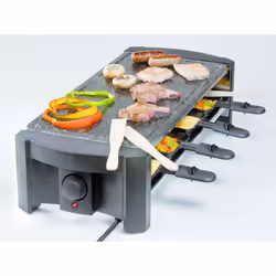 Domo DO9039G raclette 8 personne(s) 1300 W Noir, Gris