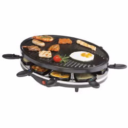 Domo DO9038G raclette 8 personne(s) 1200 W Noir