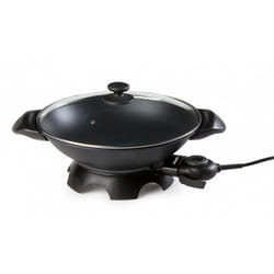 Domo DO8708W wok électrique 5 L Noir 2200 W