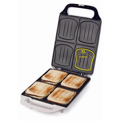 Domo DO9064C XXL gaufrier et appareil à croque-monsieur 1800 W Blanc