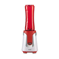 Domo DO449BL blender 0,6 L Mélangeur de table 300 W Rouge, Acier inoxydable