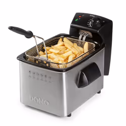 Domo DO464FR, 3 L, 60 °C, 190 °C, Unique, Acier inoxydable, 2000 W