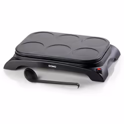 Domo DO8709P appareil à crêpes 6 crèpe(s) 1000 W Noir