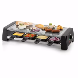 Domo DO9189G raclette 8 personne(s) 1200 W Noir, Gris