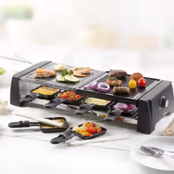 Domo DO9190G raclette 8 personne(s) 1200 W Noir, Gris - Vue supplémentaire 8