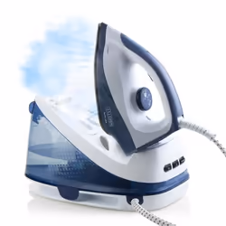 Domo DO7109S Centrale vapeur 2200 W 2 L Semelle en céramique Bleu, Blanc