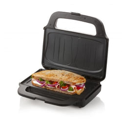 Domo DO9195C gaufrier et appareil à croque-monsieur 900 W Noir, Acier inoxydable