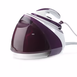 Domo DO7110S Centrale vapeur 3000 W 1,8 L Semelle en céramique Bordeaux, Blanc