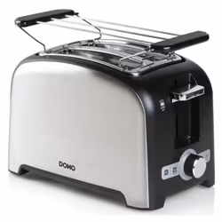 Domo - grille-pains 2 fentes 900w noir - do959t