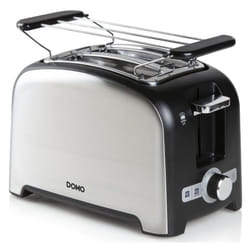 Domo - grille-pains 2 fentes 900w noir - do959t