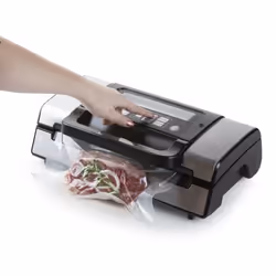 Domo DO331L appareil à emballage sous vide -900 mbar Noir, Argent