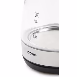 Domo DO9218WK bouilloire 1,2 L 2200 W Noir, Argent - Vue supplémentaire 10