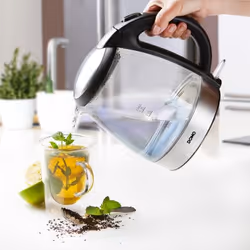 Domo DO9218WK bouilloire 1,2 L 2200 W Noir, Argent - Vue supplémentaire 15