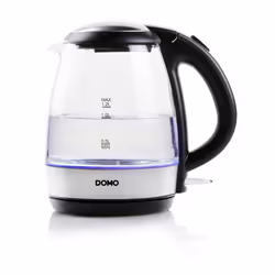 Domo DO9218WK bouilloire 1,2 L 2200 W Noir, Argent - Vue supplémentaire 6