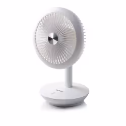 Domo DO8147, Ventilateur à lame domestique, Blanc, Table, 32 dB, USB, 180 mm