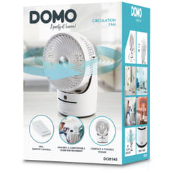 Domo DO8148 ventilateur Noir, Blanc