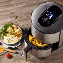 Domo DELI FRYER XL Friteuse à air chaud 4L Noir, Inox - Vue supplémentaire 15
