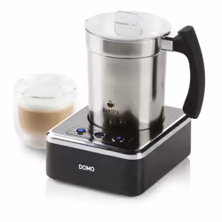 Domo DO717MF mousseur à lait Mousseur à lait automatique Noir, Acier inoxydable