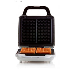 Domo DO9222W moule à gauffres 2 gauffre(s) 900 W Noir, Blanc