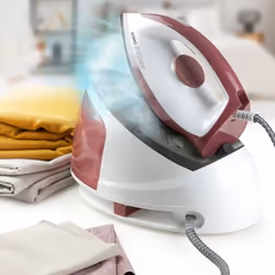 Domo DO7114S Centrale vapeur 1,2 L Semelle en céramique Rose, Blanc - Vue supplémentaire 15