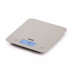 Domo DO9239W, Balance de ménage électronique, 5 kg, 1 g, Beige, Acier inoxydable, Comptoir