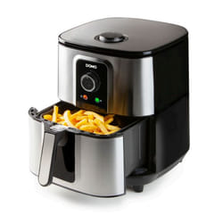 Domo DO536FR friteuse Unique 5,5 L 1800 W Friteuse d’air chaud Noir, Argent