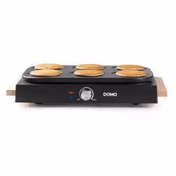 Domo DO8717P appareil à crêpes 6 crèpe(s) Noir