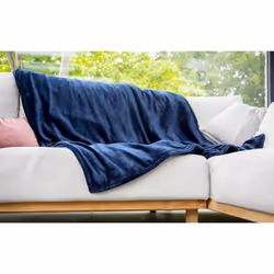Domo DO637ED couverture et coussin chauffant Couverture chauffante 160 W Bleu Coton - Vue supplémentaire 7