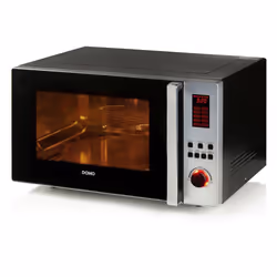 Domo DO24201C, Comptoir, Micro-onde combiné, 42 L, 1000 W, Boutons, Rotatif, Noir, Gris