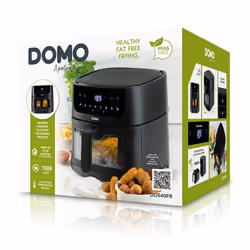 Domo DO540FR Friteuse à Air Chaud 6 L 1500W Noir Fenêtre de Visualisation - Vue supplémentaire 14