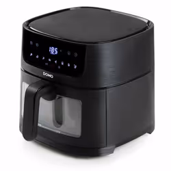 Domo DO540FR friteuse Unique 6 L Autonome 1500 W Friteuse d’air chaud Noir
