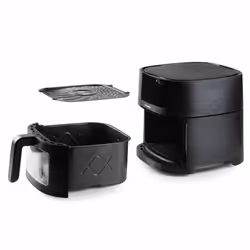 Domo DO540FR friteuse Unique 6 L Autonome 1500 W Friteuse d’air chaud Noir