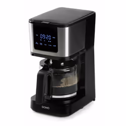 Domo My Favourite coffee, Machine à café filtre, 1,25 L, Café moulu, 900 W, Noir