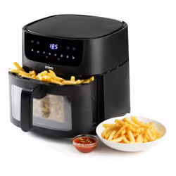 Domo DO543FR friteuse Unique 8 L Autonome 1800 W Friteuse d’air chaud Noir