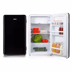 PRIMO PR151RKZ Réfrigérateur Table Top Rétro - Pose Libre - 93L - E – Noir